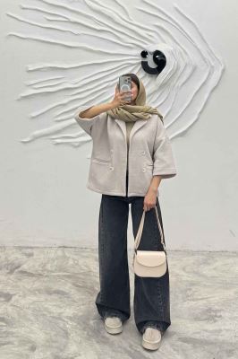 کت آستین سه رب لمزور آستردار 4 دکمه