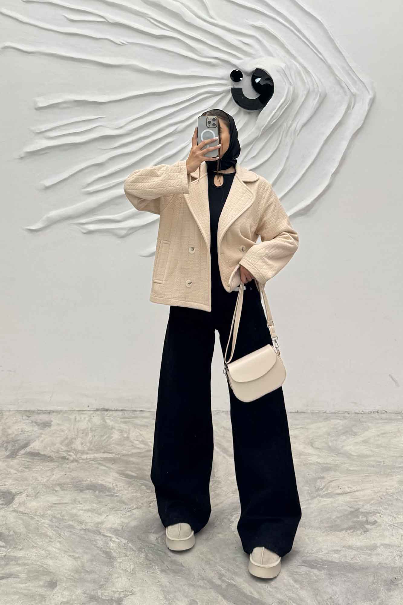 کت چهار دکمه فیتیله زنبوری سانای