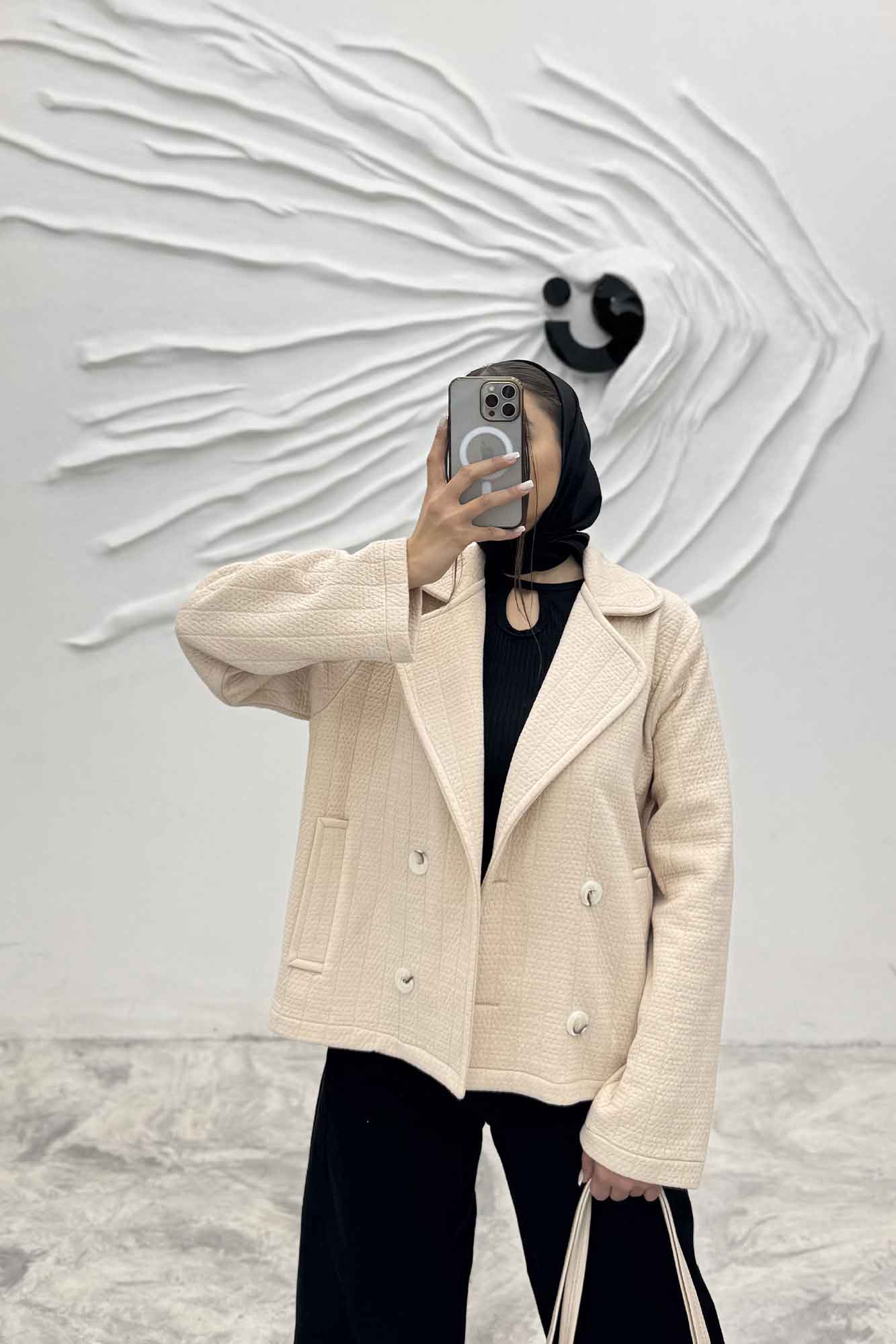 کت چهار دکمه فیتیله زنبوری سانای