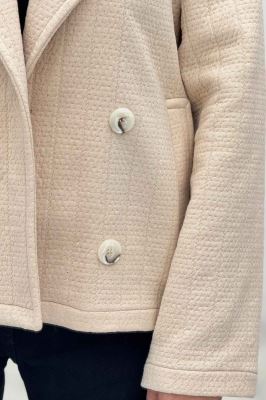 کت چهار دکمه فیتیله زنبوری سانای