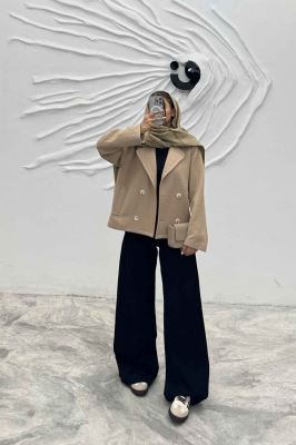 کت چهار دکمه فیتیله زنبوری سانای