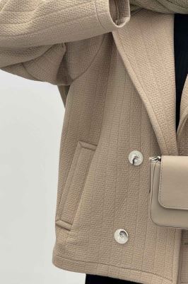 کت چهار دکمه فیتیله زنبوری سانای