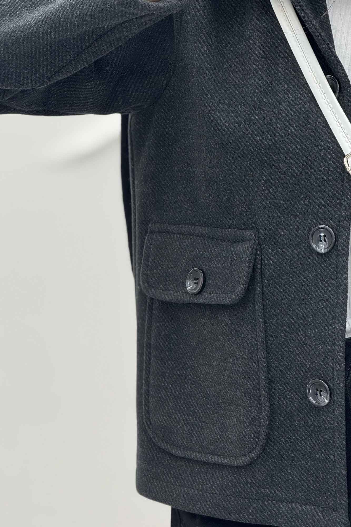 کت دو جیب پاکتی فوتر جناقی BETI