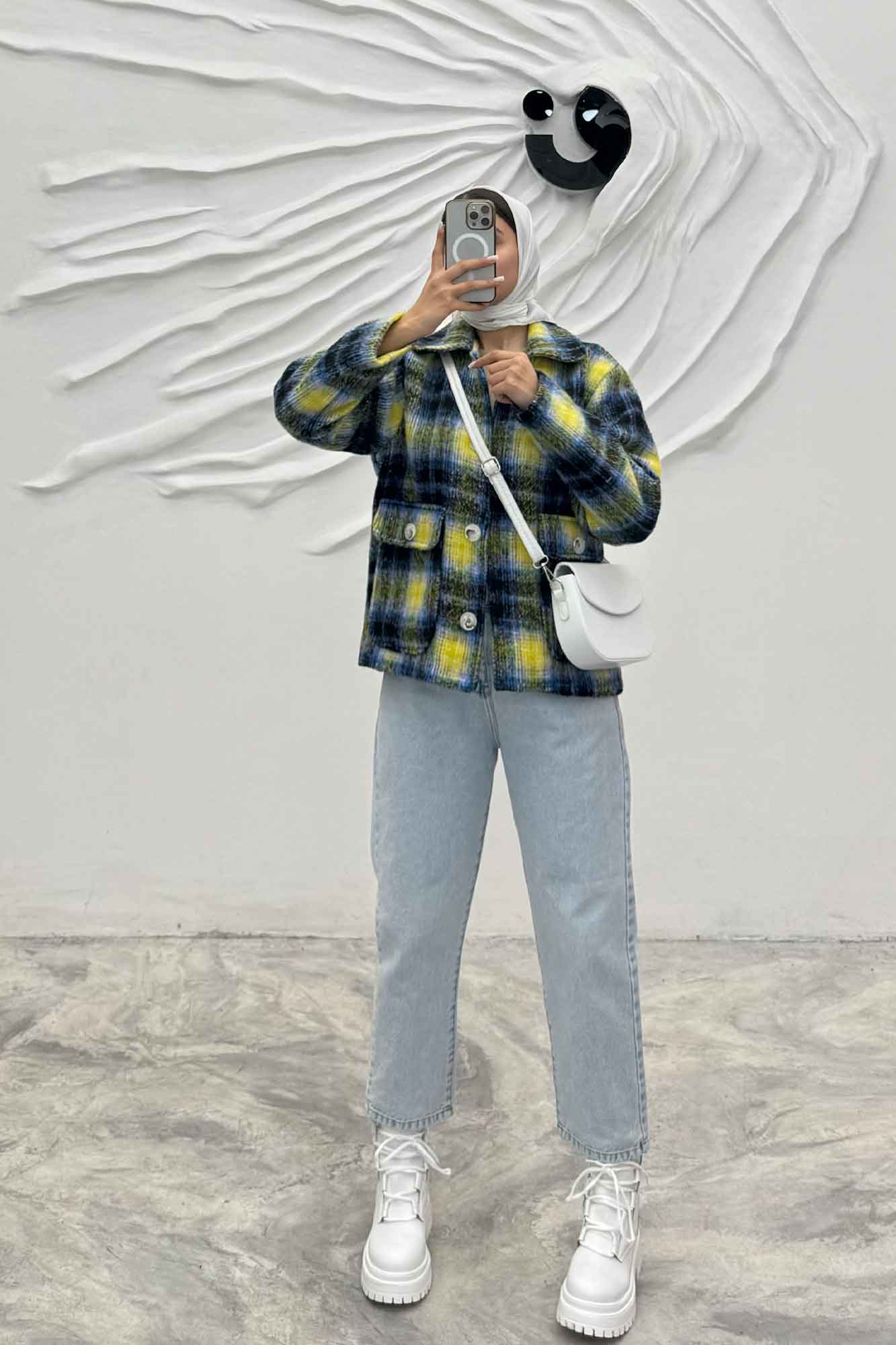 کت پشمی آستردار دو جیب پاکتی R