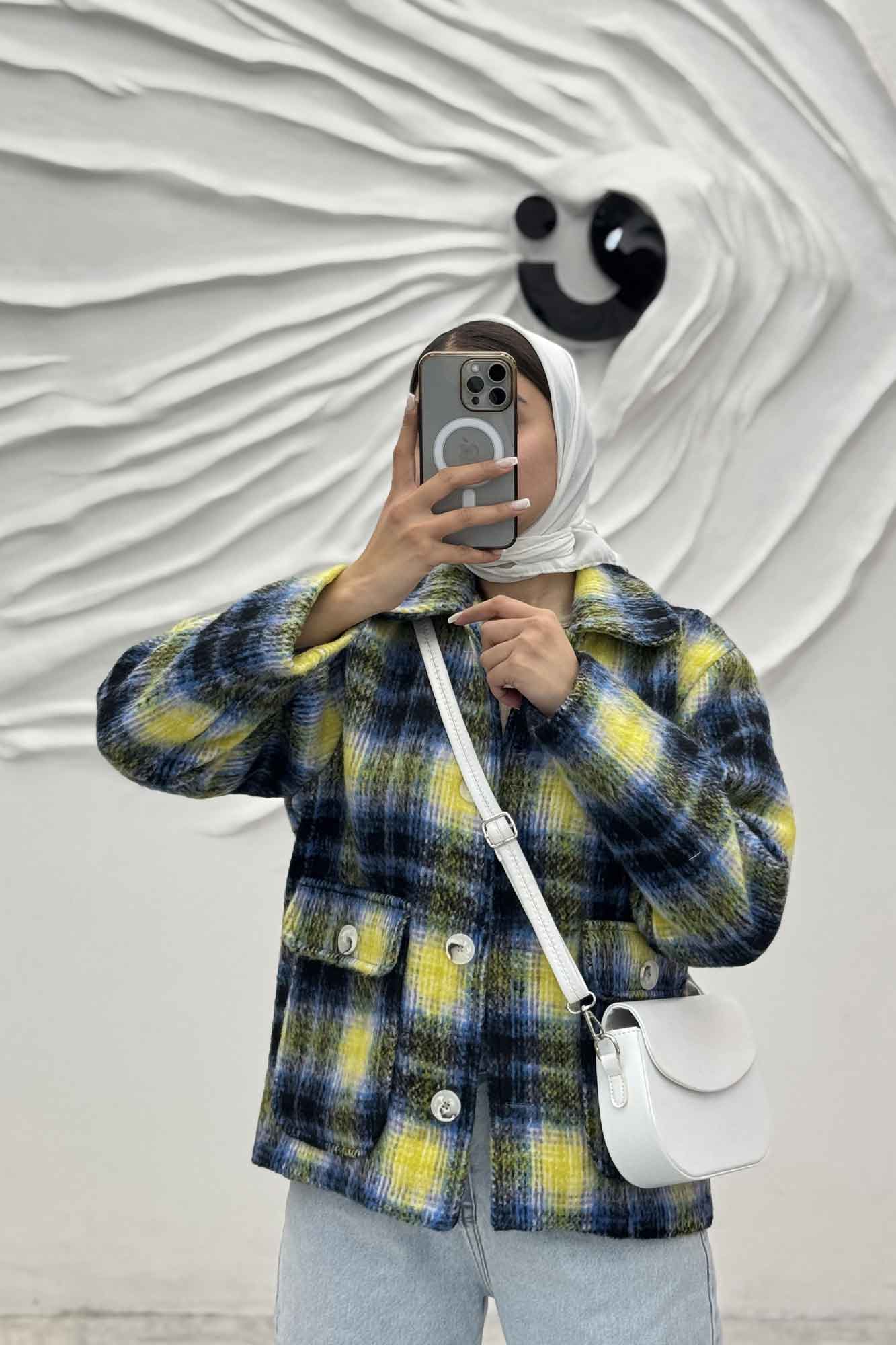 کت پشمی آستردار دو جیب پاکتی R