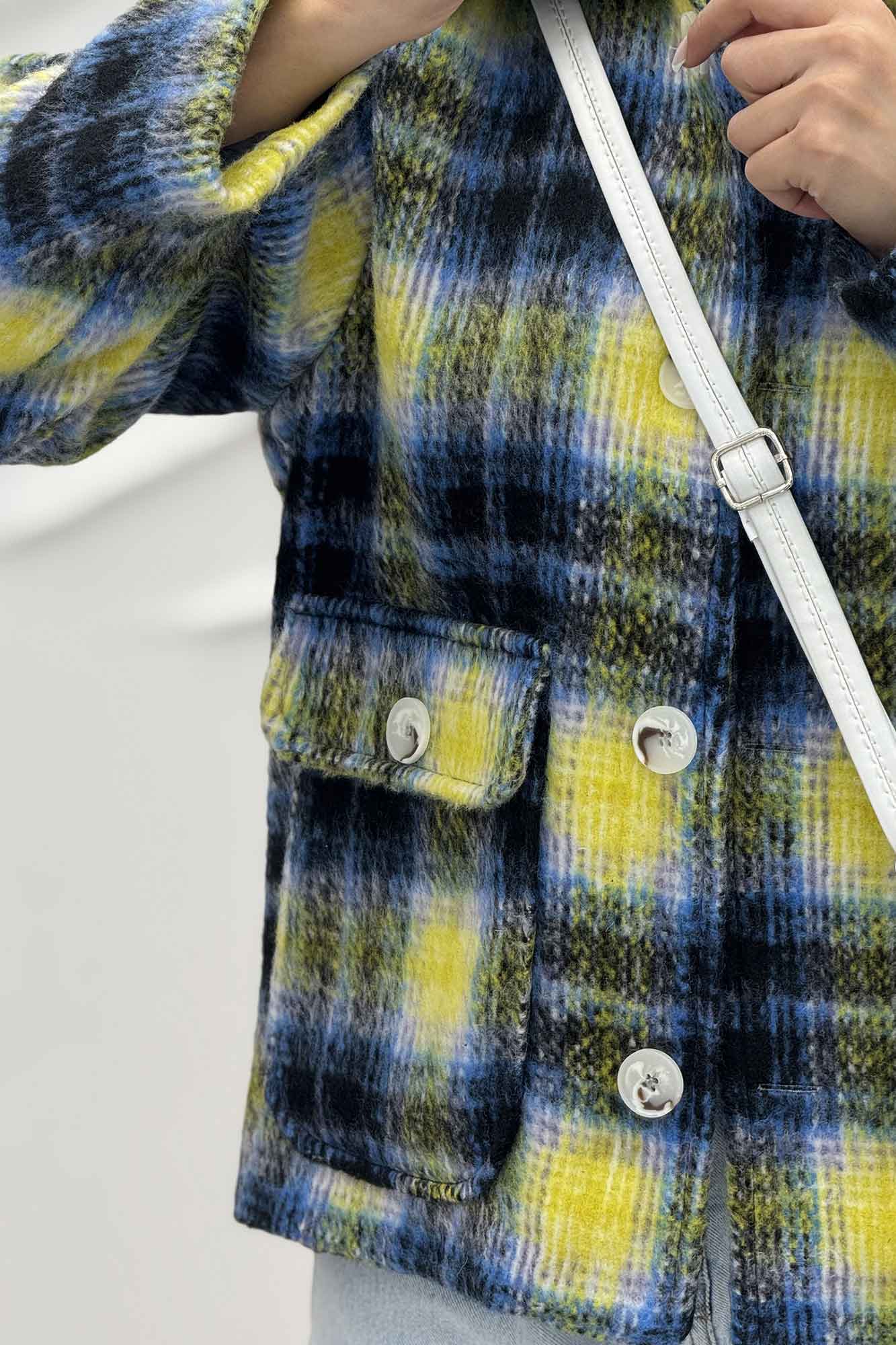 کت پشمی آستردار دو جیب پاکتی R