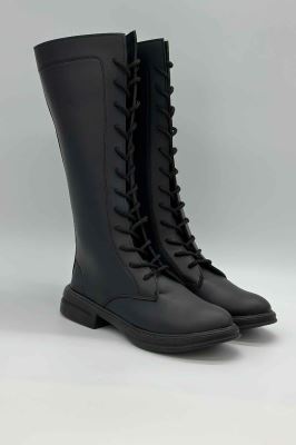 بوت بلند هزار بند بغل زیپ