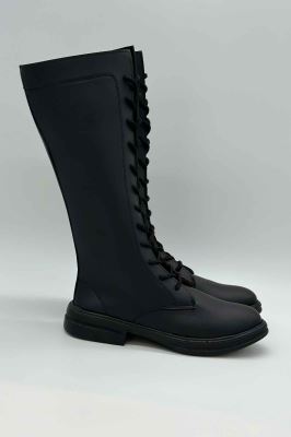 بوت بلند هزار بند بغل زیپ