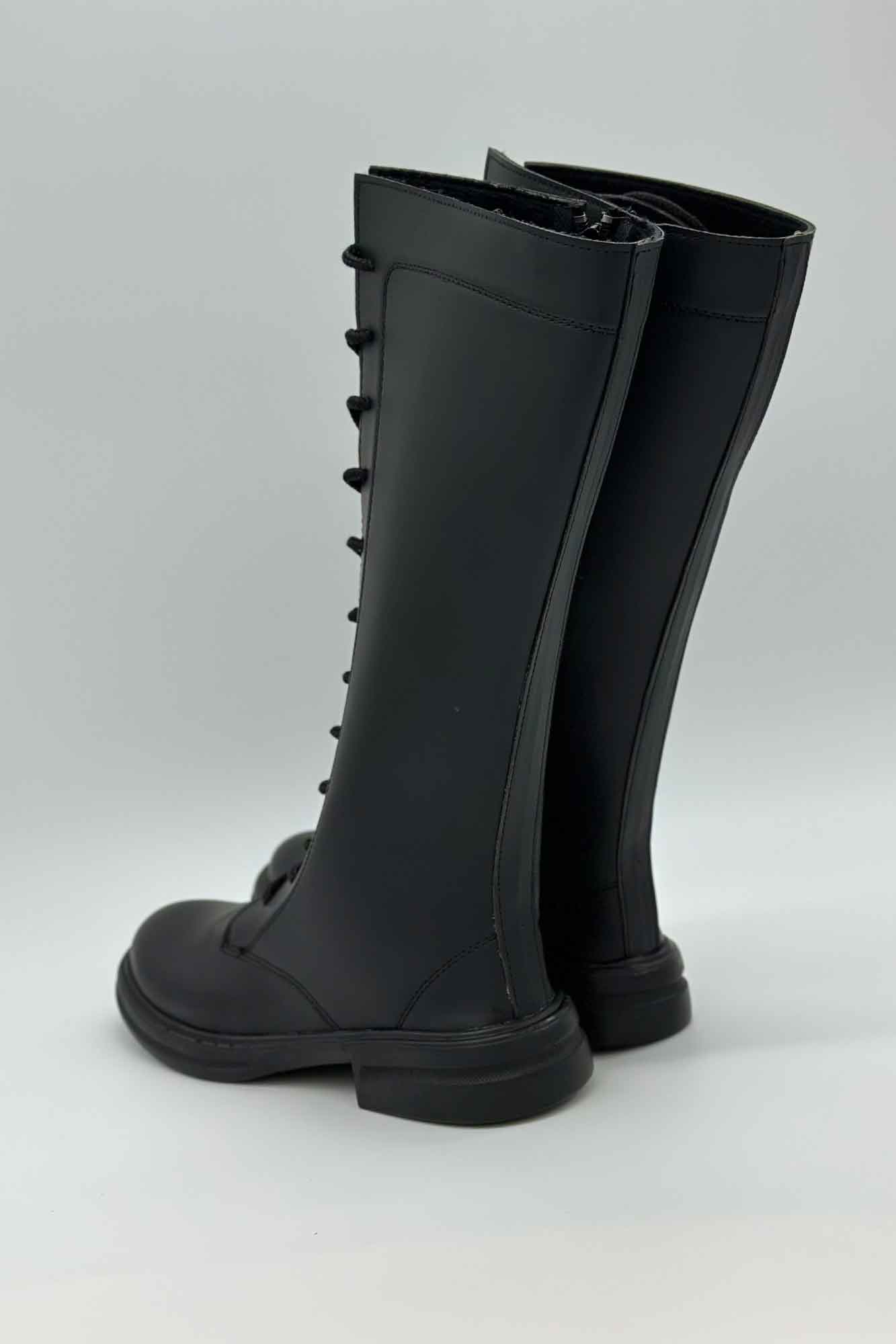 بوت بلند هزار بند بغل زیپ