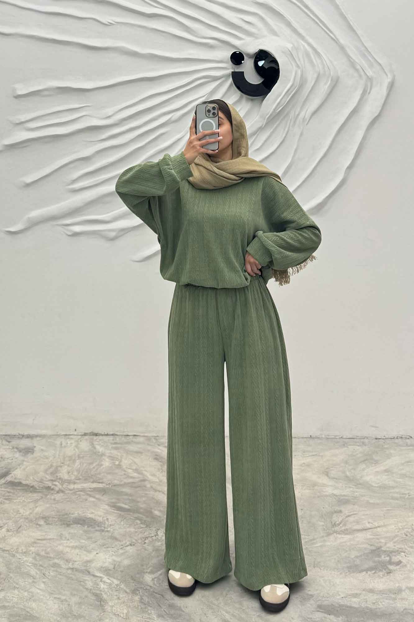 ست بلوز و شلوار مراکشی پایین کش EMMA