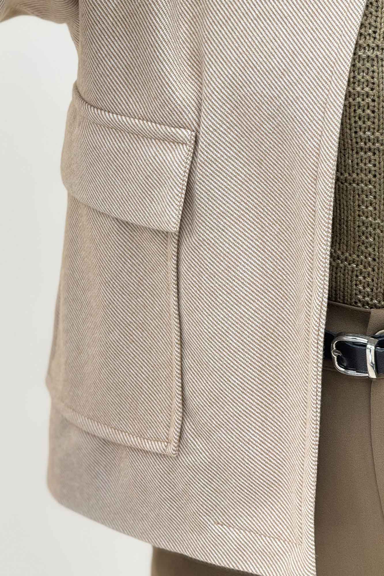 کت فوتر کجراه آستردار دو جیب ASHLEY