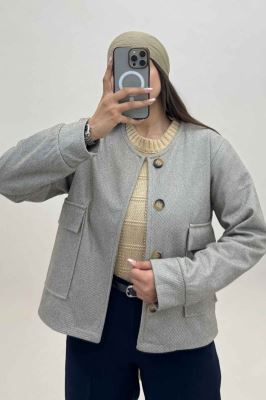 کت فوتر کجراه آستردار دو جیب ASHLEY