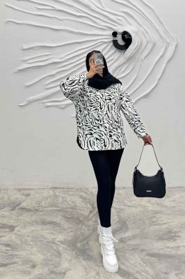 شکت کتان چاپی آستردار جکسون