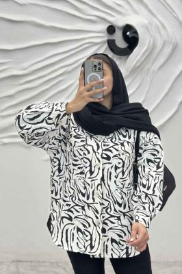 شکت کتان چاپی آستردار جکسون