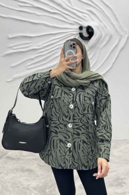 شکت کتان چاپی آستردار جکسون