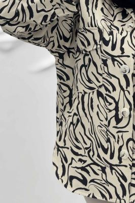 شکت کتان چاپی آستردار جکسون