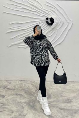 شکت کتان چاپی آستردار جکسون