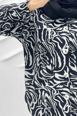 شکت کتان چاپی آستردار جکسون