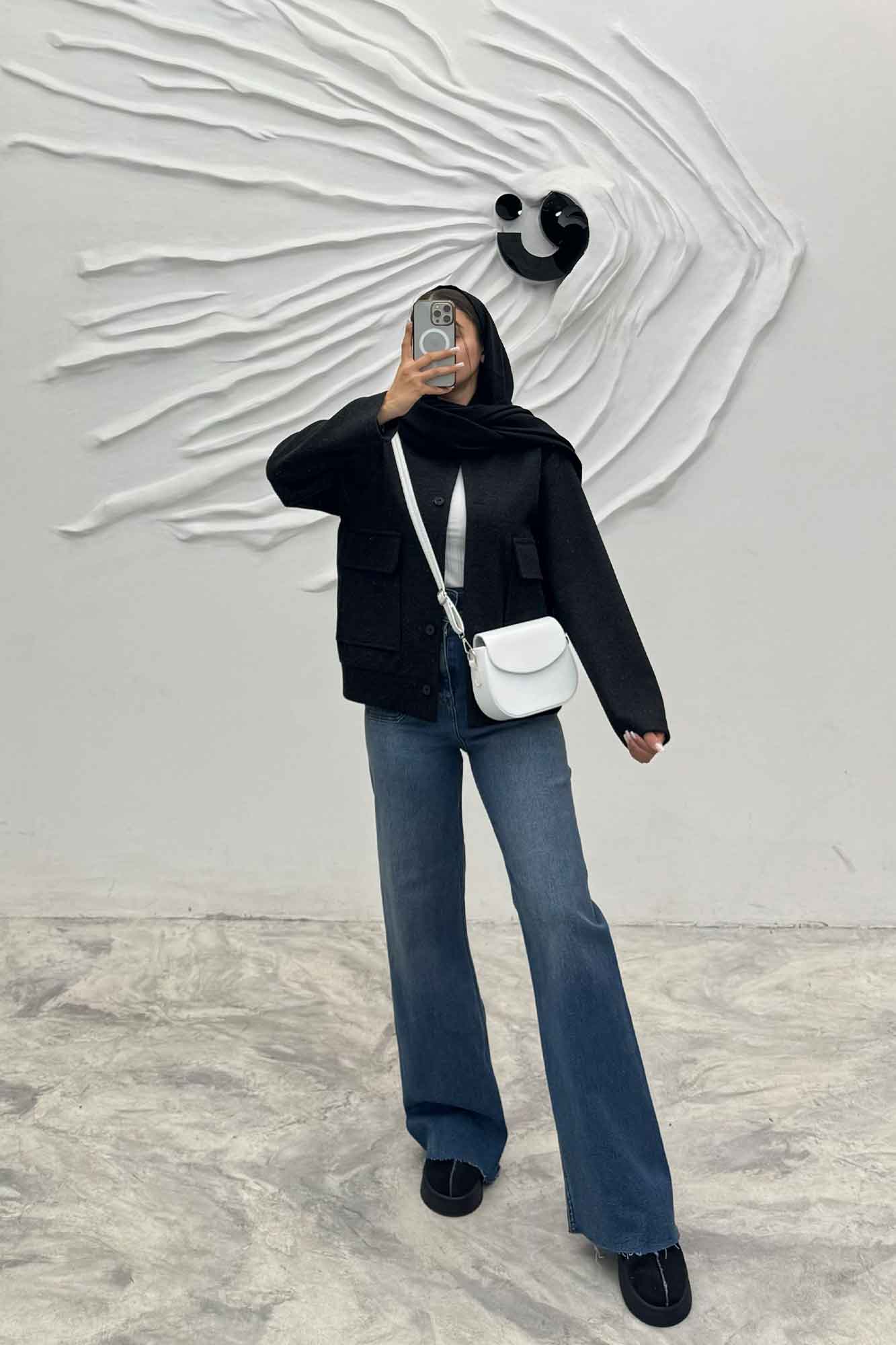 کت فوتر جناقی یقه سه سانت جیب پاکتی ناتالی