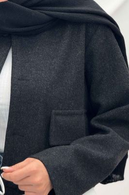 کت فوتر جناقی یقه سه سانت جیب پاکتی ناتالی