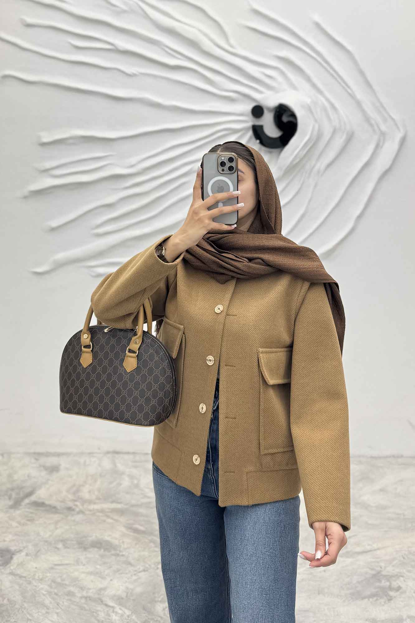 کت فوتر جناقی یقه سه سانت جیب پاکتی ناتالی