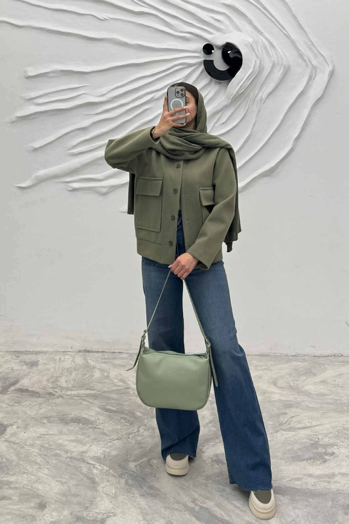 کت فوتر جناقی یقه سه سانت جیب پاکتی ناتالی