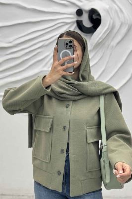 کت فوتر جناقی یقه سه سانت جیب پاکتی ناتالی