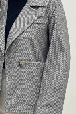 کت فوتر کجراه آستردار سه جیب گونش