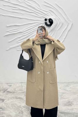 پالتو فوتر بلند دو جیب رو مارال