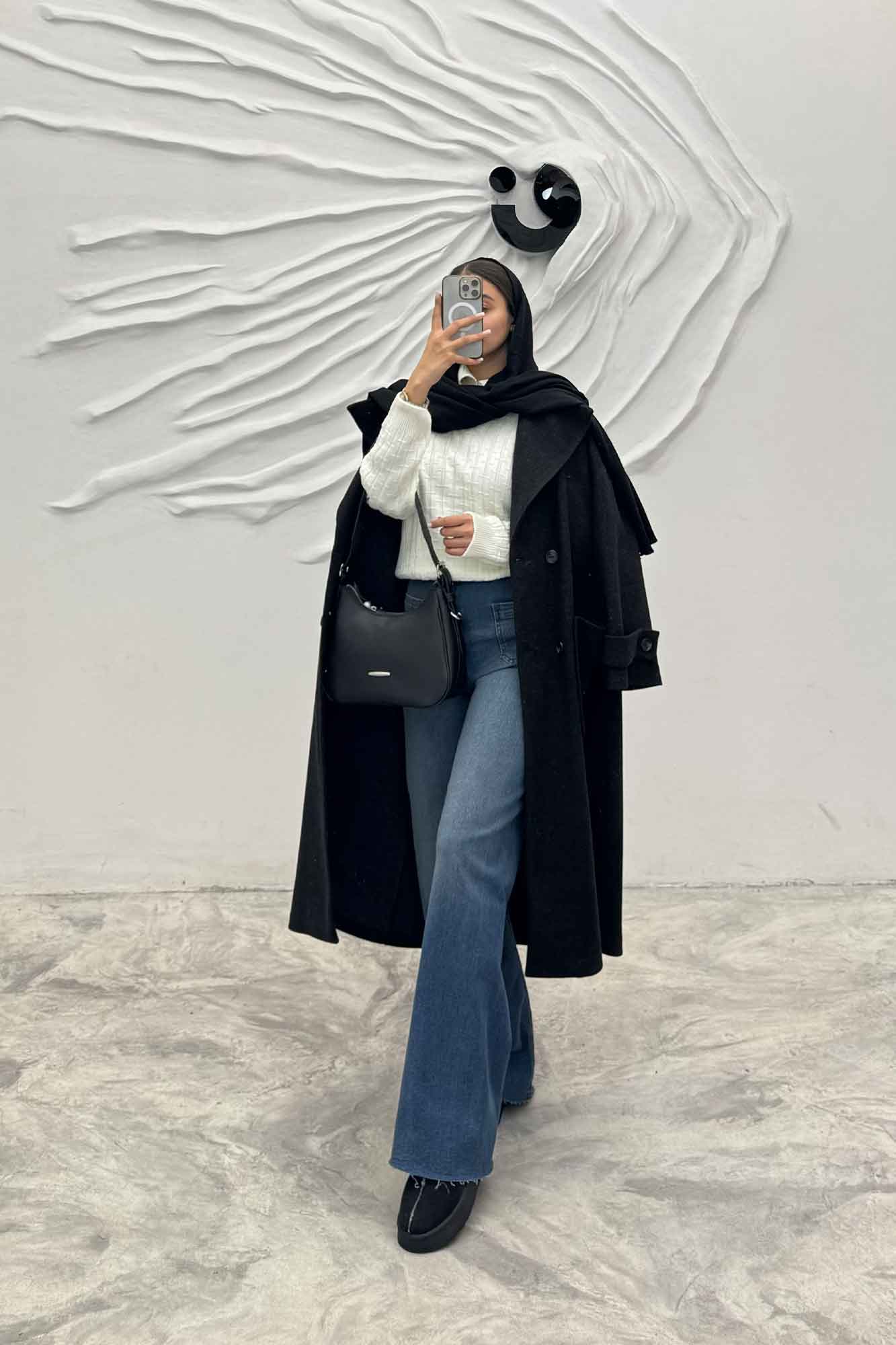 پالتو فوتر بلند دو جیب رو مارال