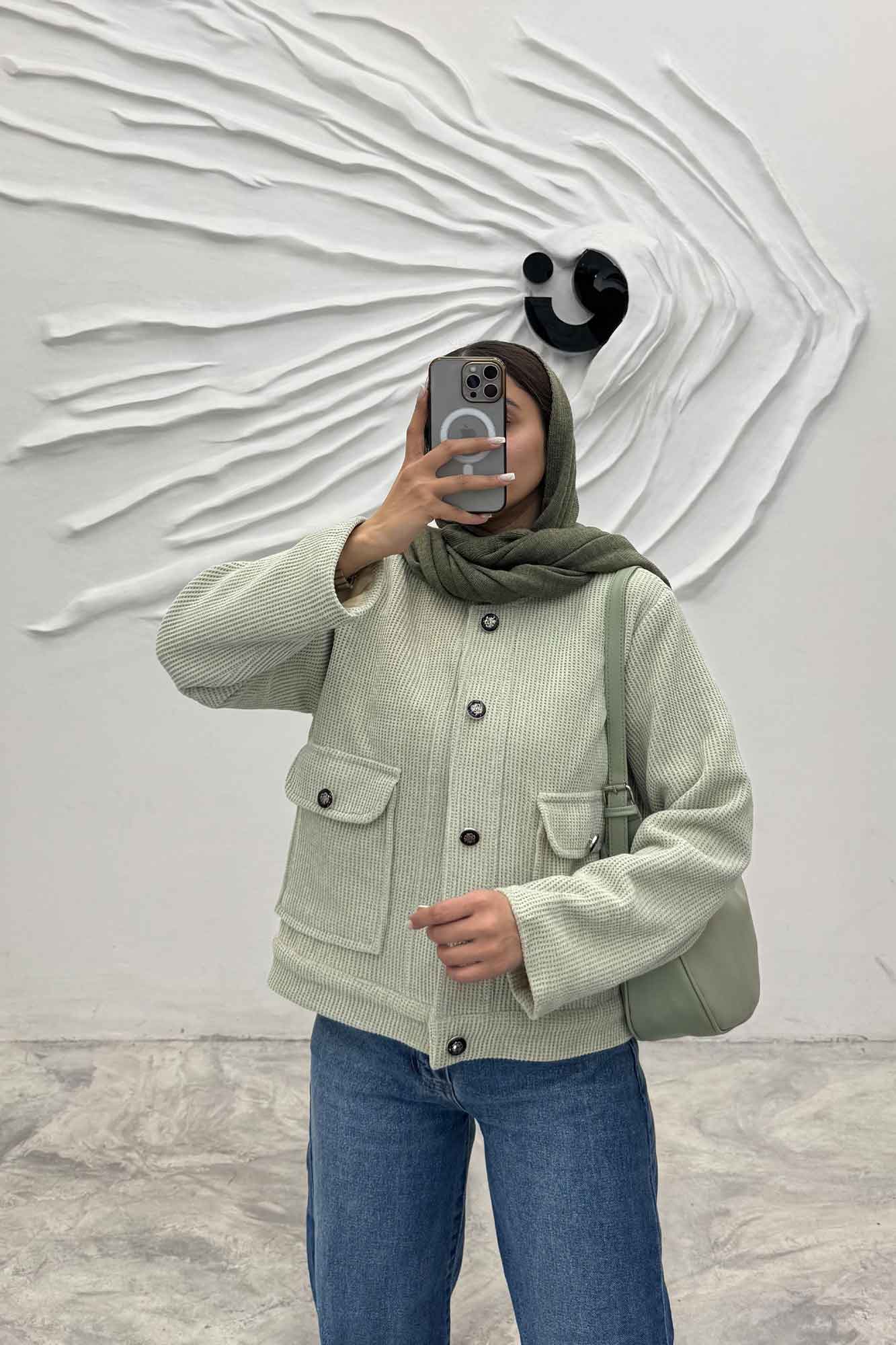 کت دو جیب لمزور بیسکویتی آستردار آیسو