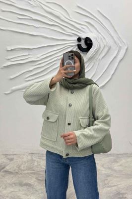 کت دو جیب لمزور بیسکویتی آستردار آیسو