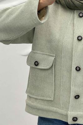 کت دو جیب لمزور بیسکویتی آستردار آیسو