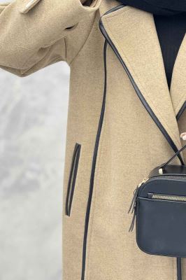 کت فوتر آستردار مغزی دوزی چرم