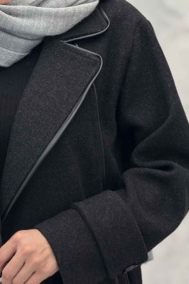 کت فوتر آستردار مغزی دوزی چرم