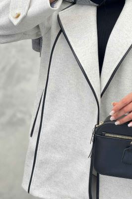 کت فوتر آستردار مغزی دوزی چرم