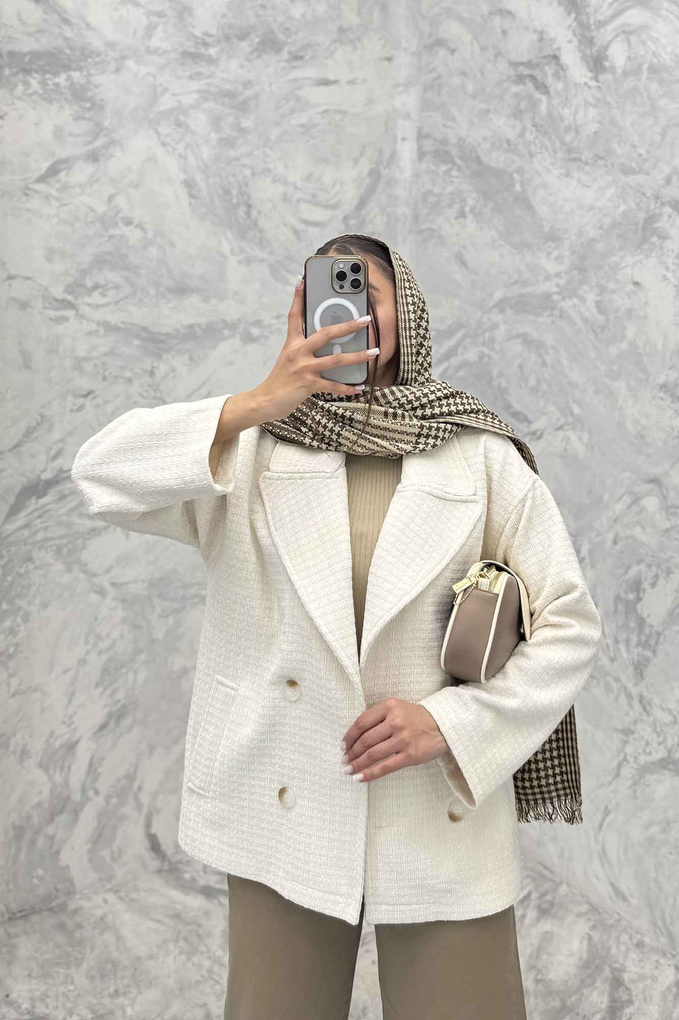 کت آستردار لمزور مخملی لیلی