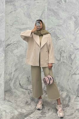 کت آستردار لمزور مخملی لیلی