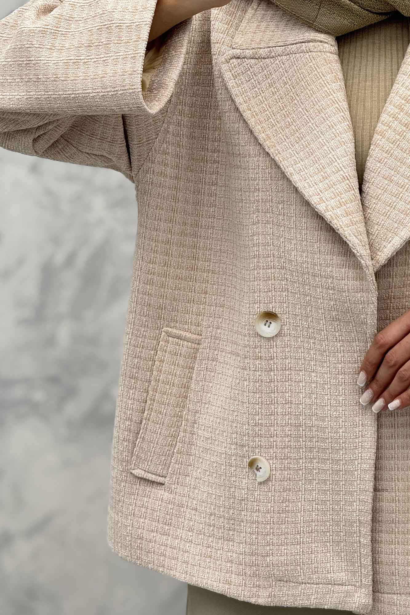 کت آستردار لمزور مخملی لیلی