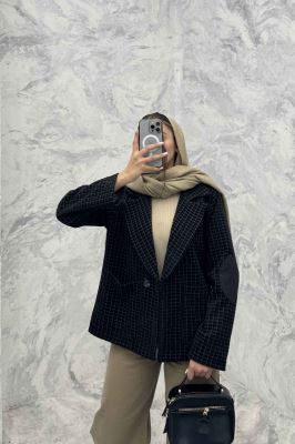 کت آستردار لمزور مخملی سه جیب رز