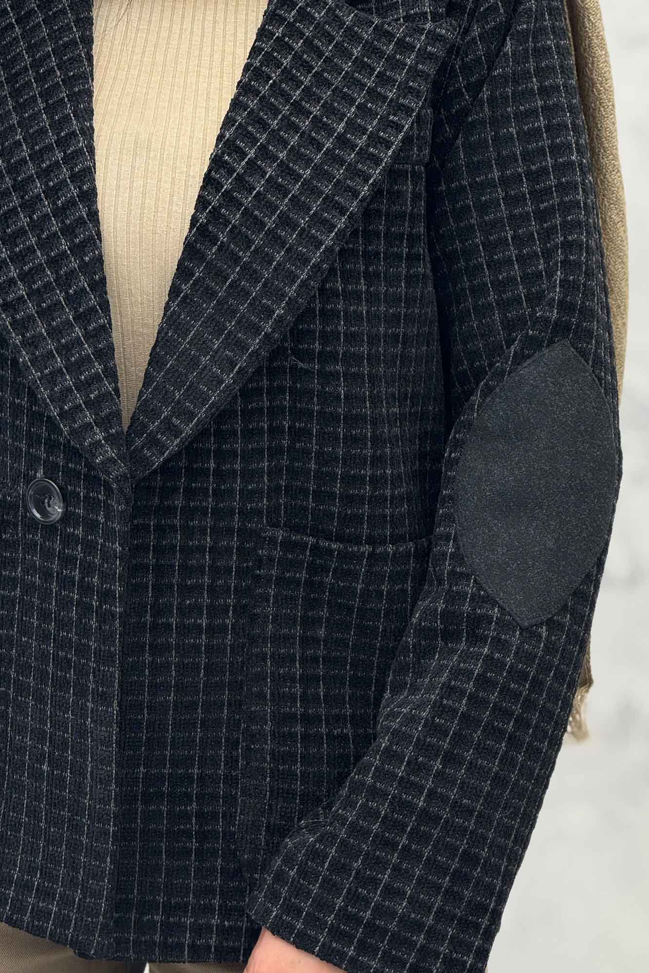 کت آستردار لمزور مخملی سه جیب رز