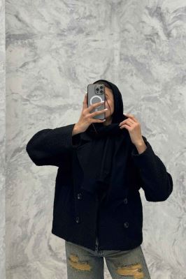 کت آستردار چهار دکمه توییت پشمی