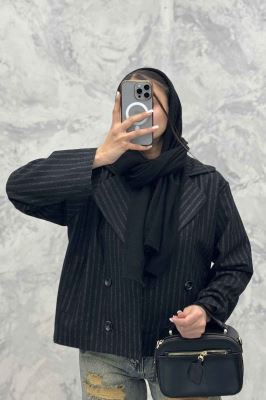 کت آستردار چهار دکمه توییت پشمی