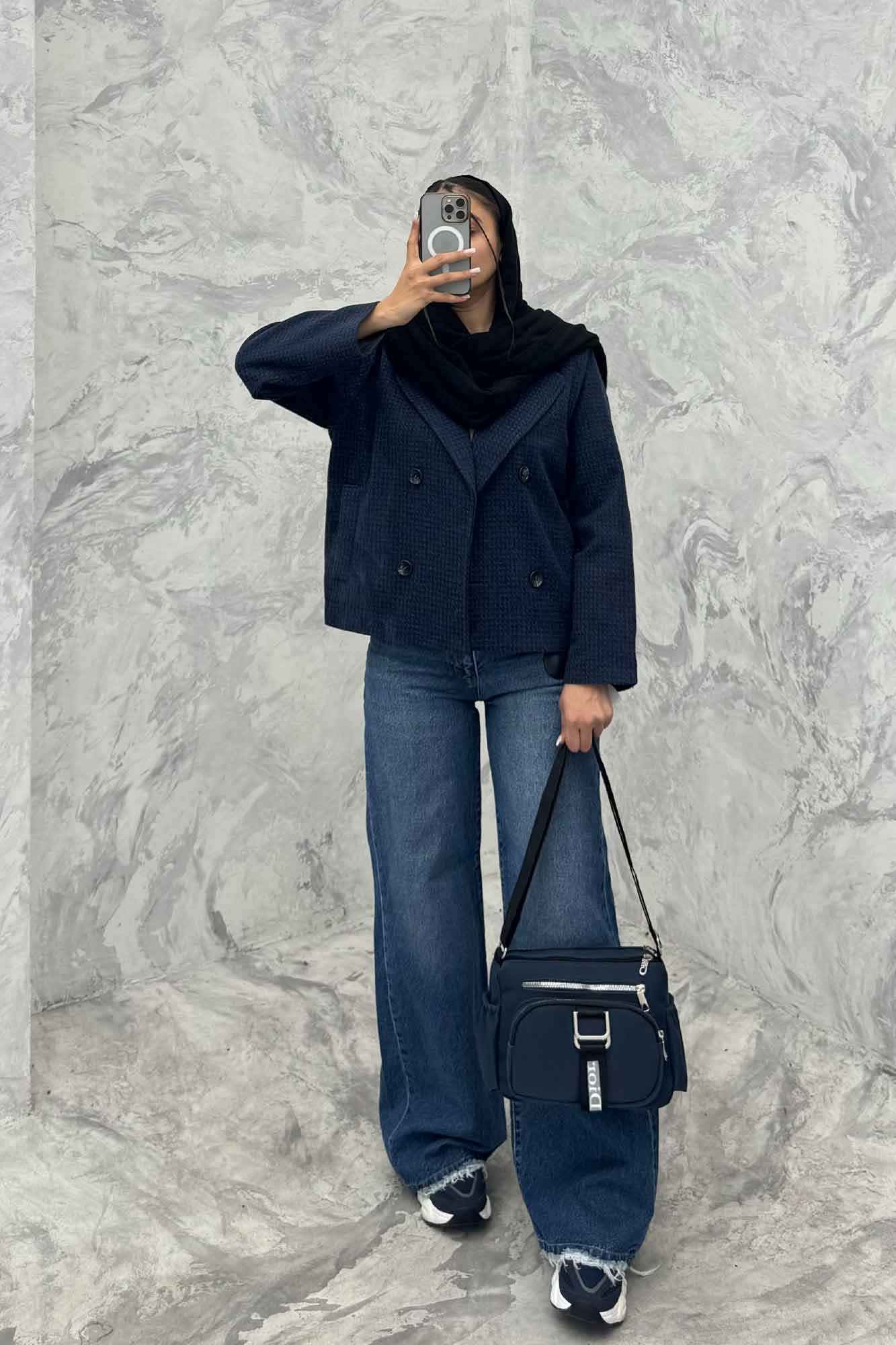 کت آستردار چهار دکمه توییت پشمی