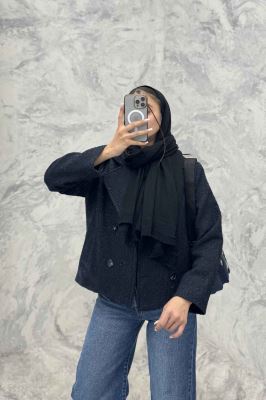 کت آستردار چهار دکمه توییت پشمی