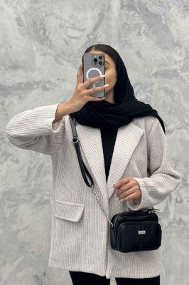 پالتو آستردار جیب نما لمزور بیسکویتی تیلور