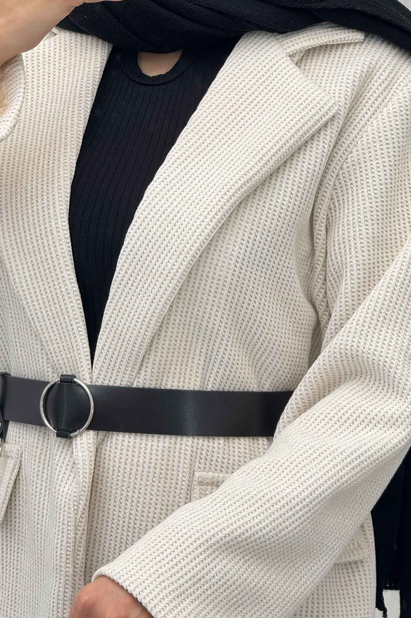 پالتو آستردار جیب نما لمزور بیسکویتی تیلور