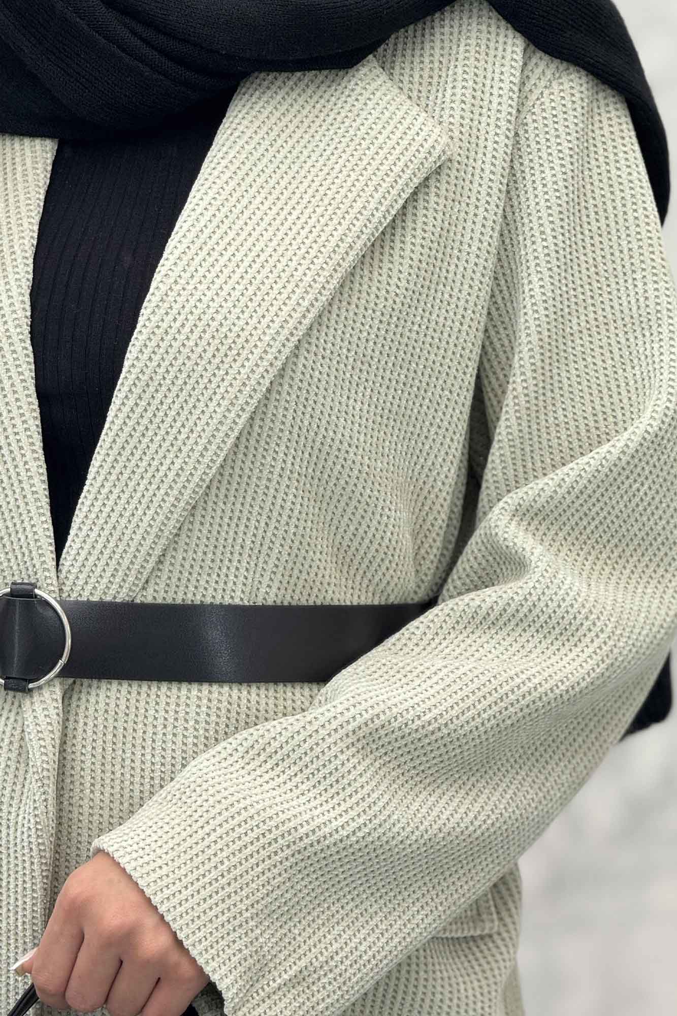 پالتو آستردار جیب نما لمزور بیسکویتی تیلور