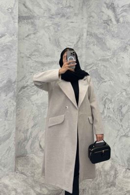 پالتو فوتر جناقی بلند آستردار MAYA