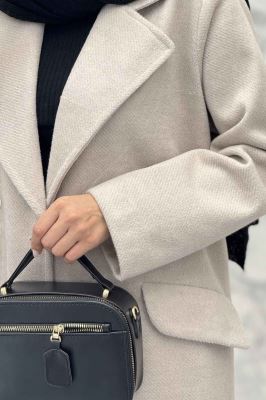 پالتو فوتر جناقی بلند آستردار MAYA